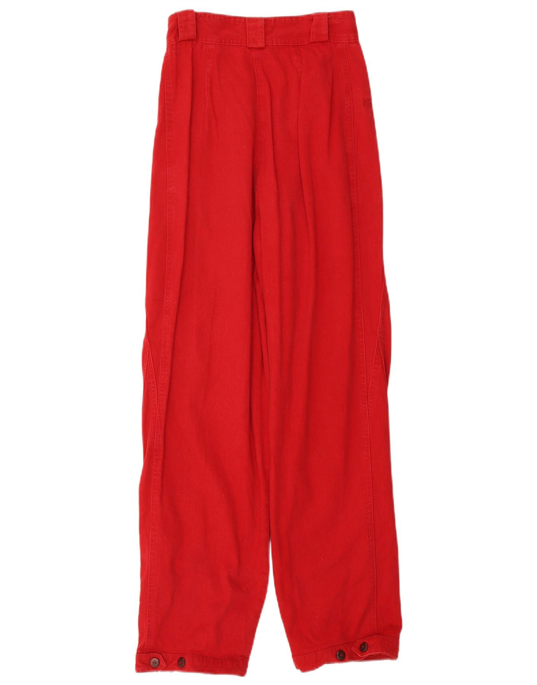 Vintage Damen Freizeithose mit Pegged, W24, L29, Rot