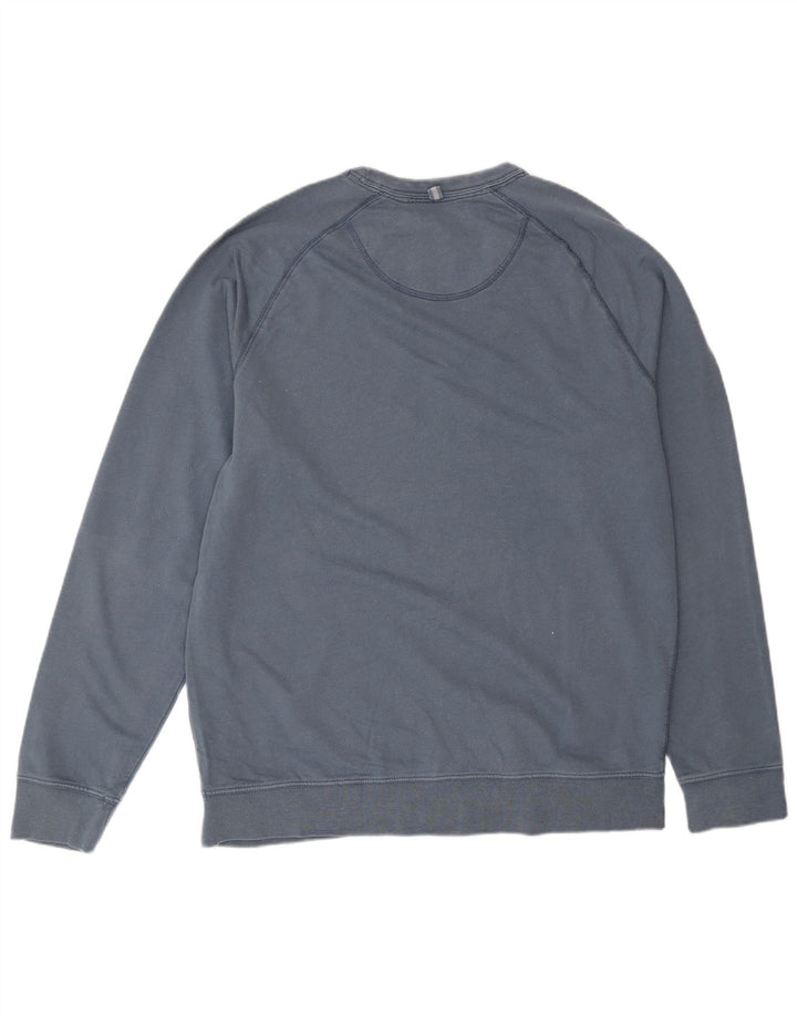 Fat Face Mens Graphic Sweatshirt Jumper Large Blue Cotton