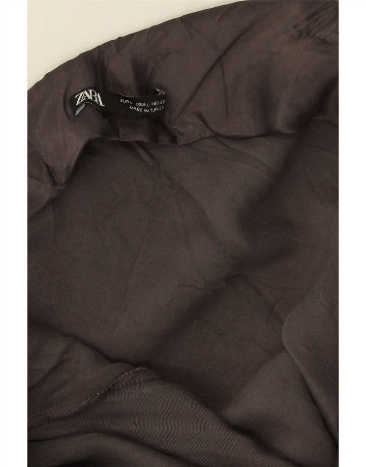 Zara Damen Maxirock Large W30 Grau
