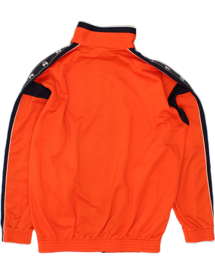 CHAMPION Boys Graphic Tracksuit Top Jacket 13-14 Years Orange Colourblock Vintage Champion and Second-Hand Champion from Messina Hembry 