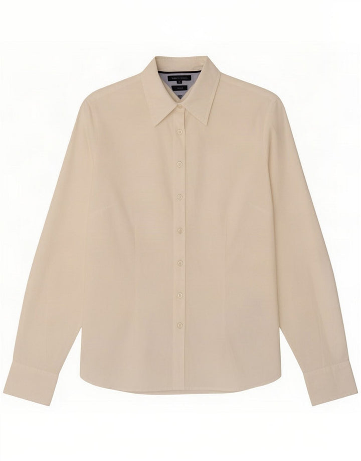 Tommy Hilfiger Damenhemd US 4 Small White Cotton