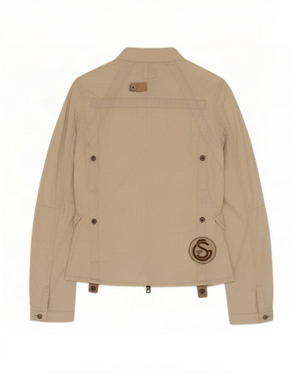 G-Star Damen Utility-Jacke UK 6 XS Beige Baumwolle