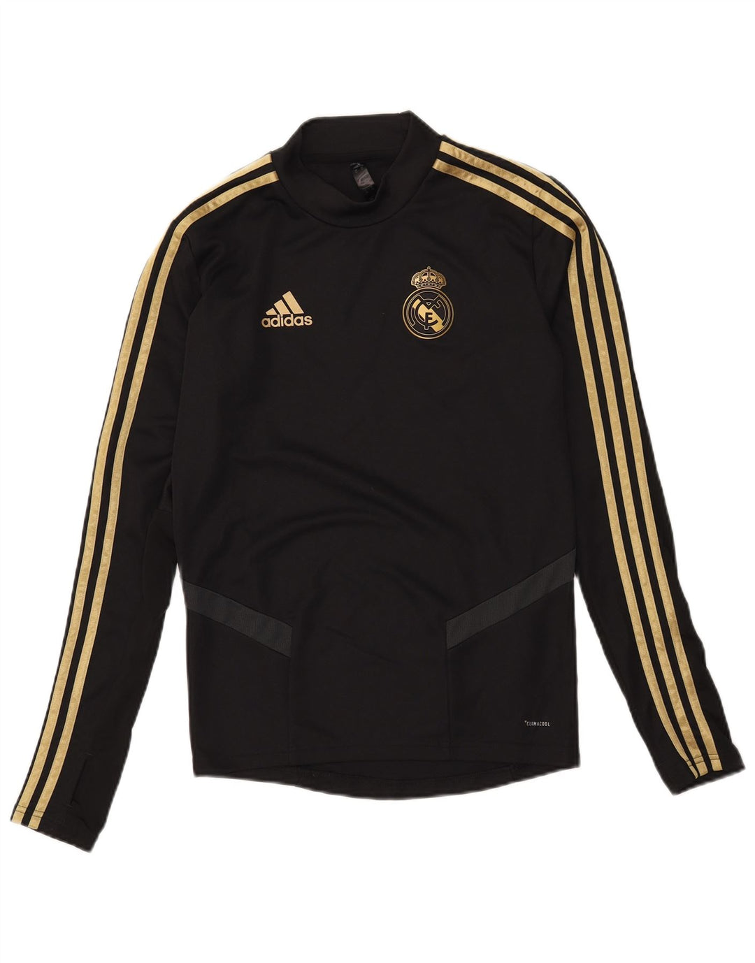 ADIDAS Herren Real Madrid Top Langarm XS Schwarz Polyester