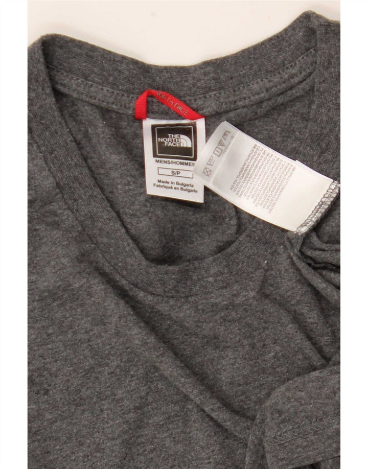 The North Face Herren T-Shirt Top Small Grau Baumwolle
