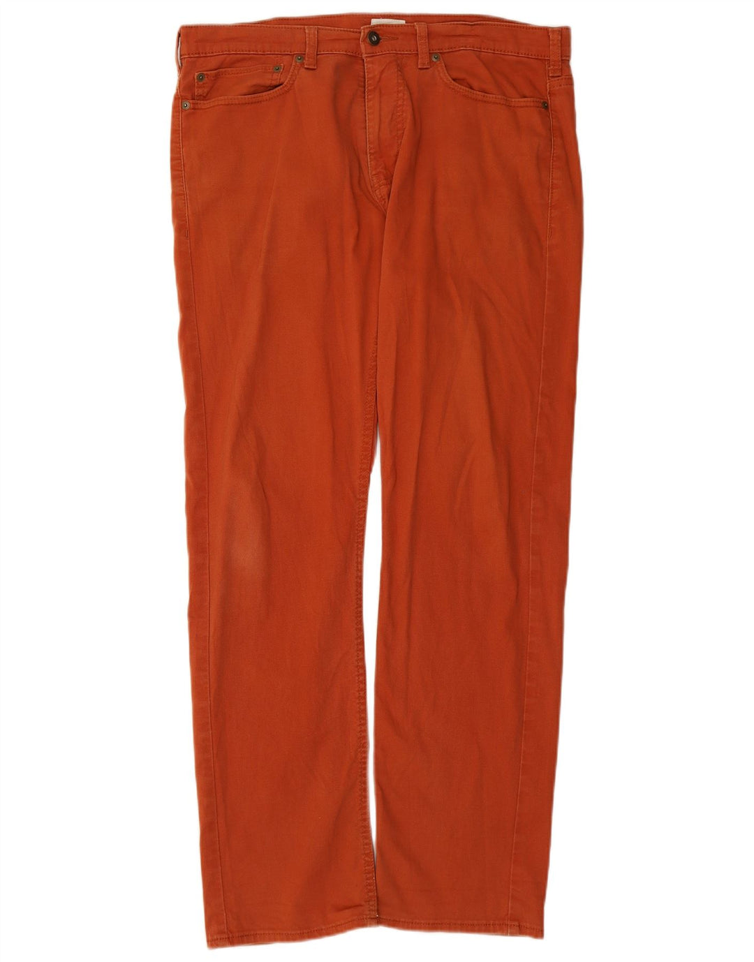 DOCKERS Gerade Freizeithose für Herren, W32, L32, kastanienbraune Baumwolle