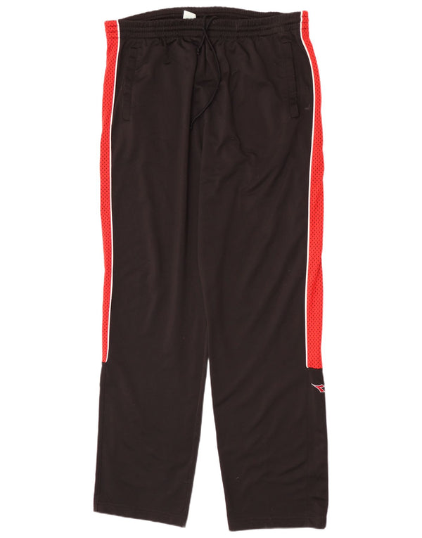 Diadora Herren-Trainingshose, UK 44, XL, Schwarz, Colourblock-Polyester