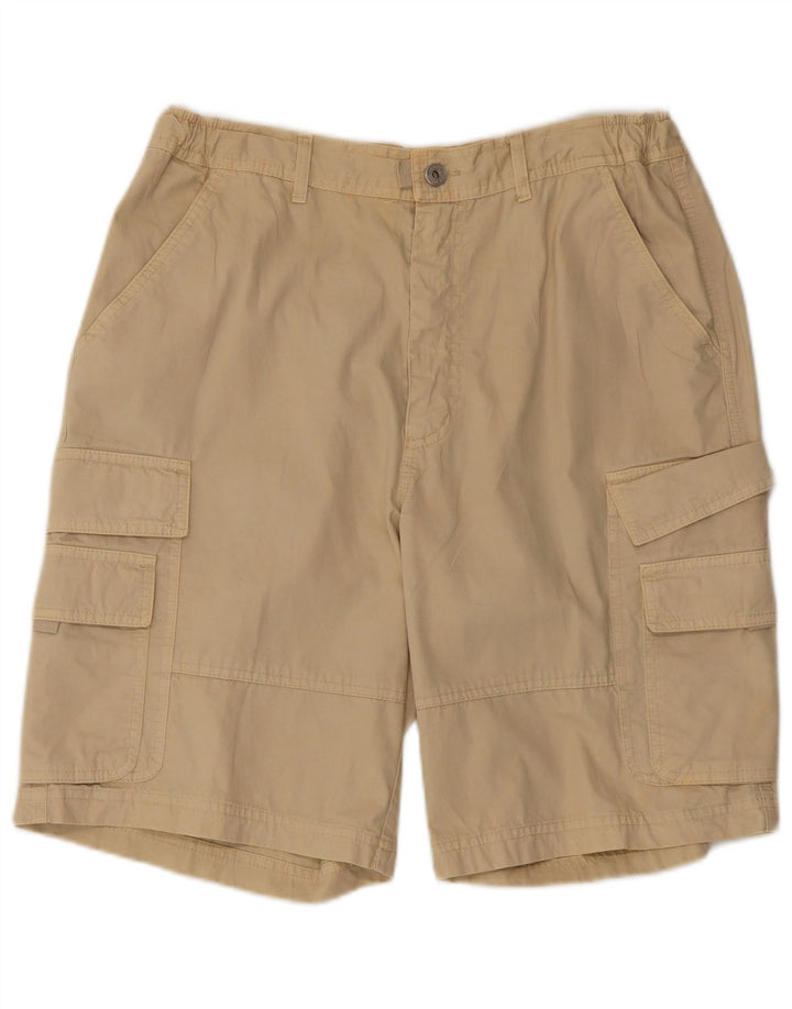 Champion Herren Cargo-Shorts, Größe L, W34, Beige, Baumwolle