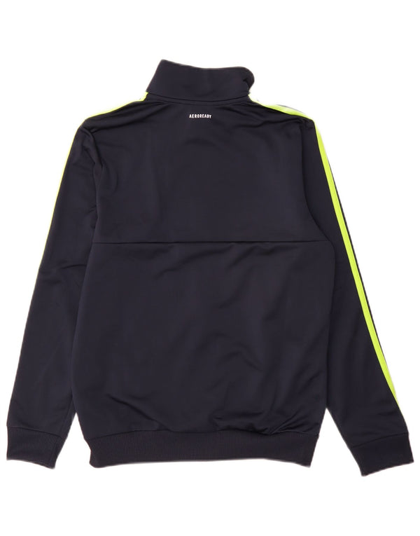 Adidas Jungen Aeroready Trainingsanzug Top Jacke 13-14 Jahre Marineblau Polyester