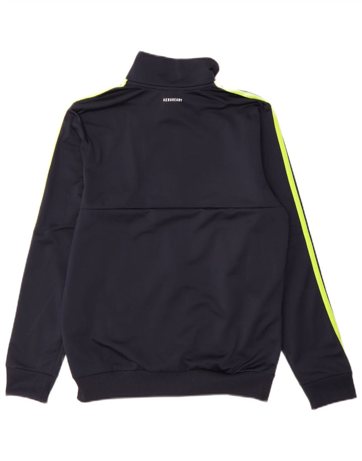 Adidas Jungen Aeroready Trainingsanzug Top Jacke 13-14 Jahre Marineblau Polyester