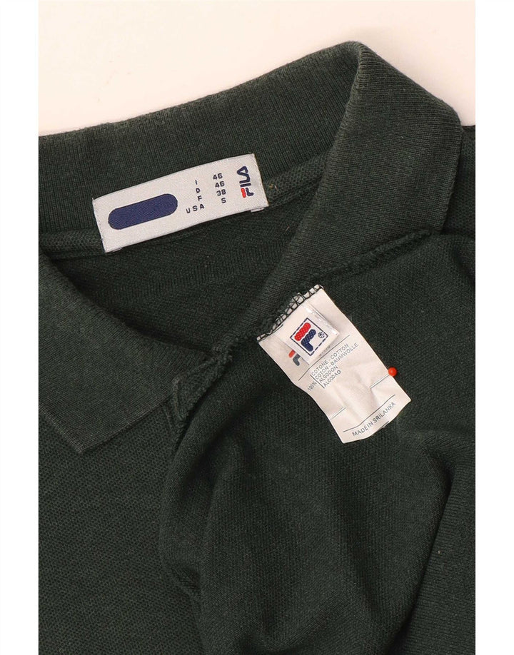 Fila Herren Poloshirt Kleine grüne Baumwolle