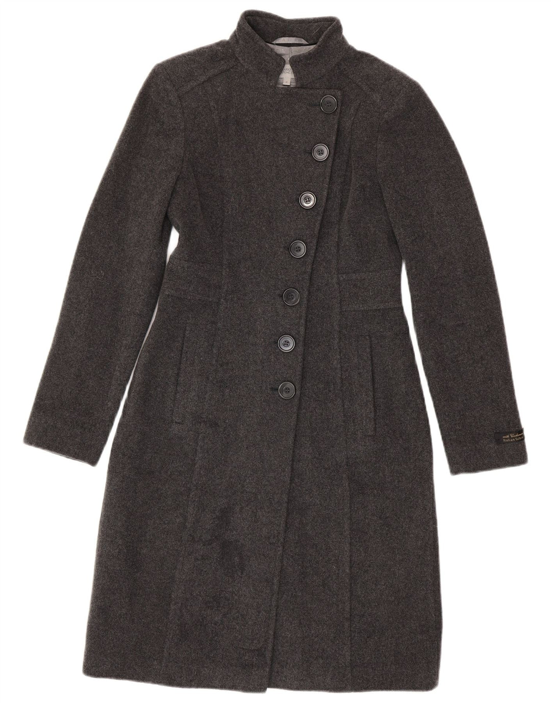 MARKS & SPENCER Damenmantel UK 8 Small Graue Wolle