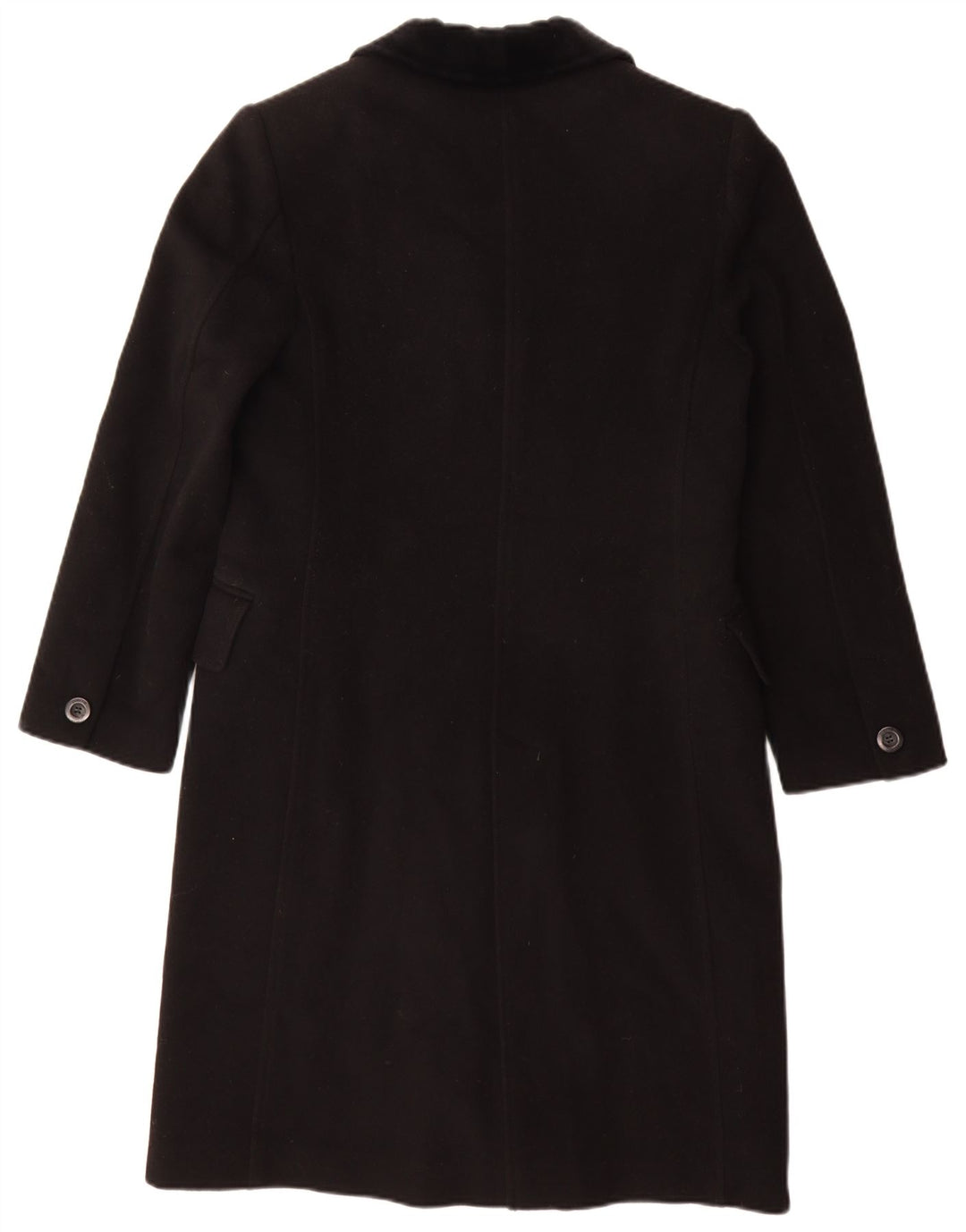 Pierre Cardin Damenmantel EU 38 Medium Black Wool Classic