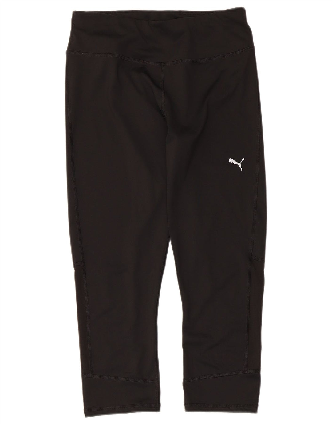 Puma Damen Capri-Leggings UK 12 Medium Schwarz Polyester