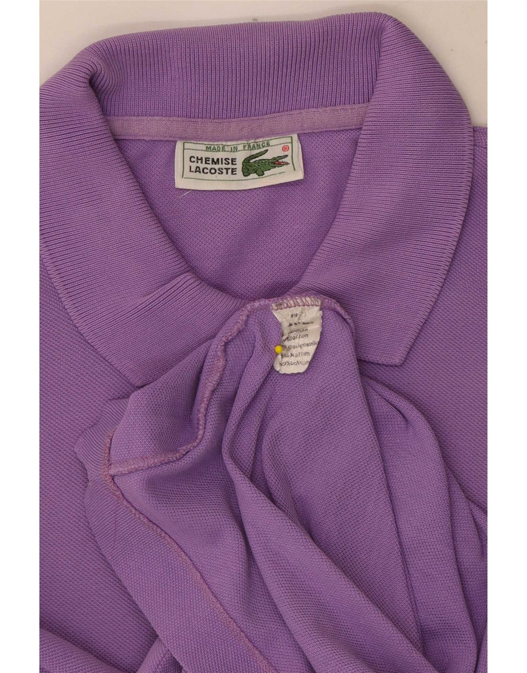 Lacoste Herren-Poloshirt aus mittelvioletter Baumwolle
