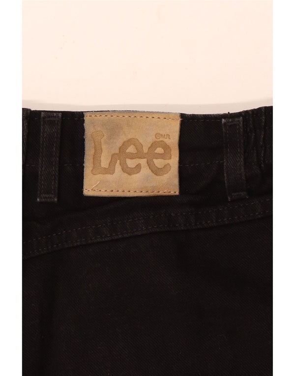 Lee Damen Jeansshorts W26 Small Schwarz
