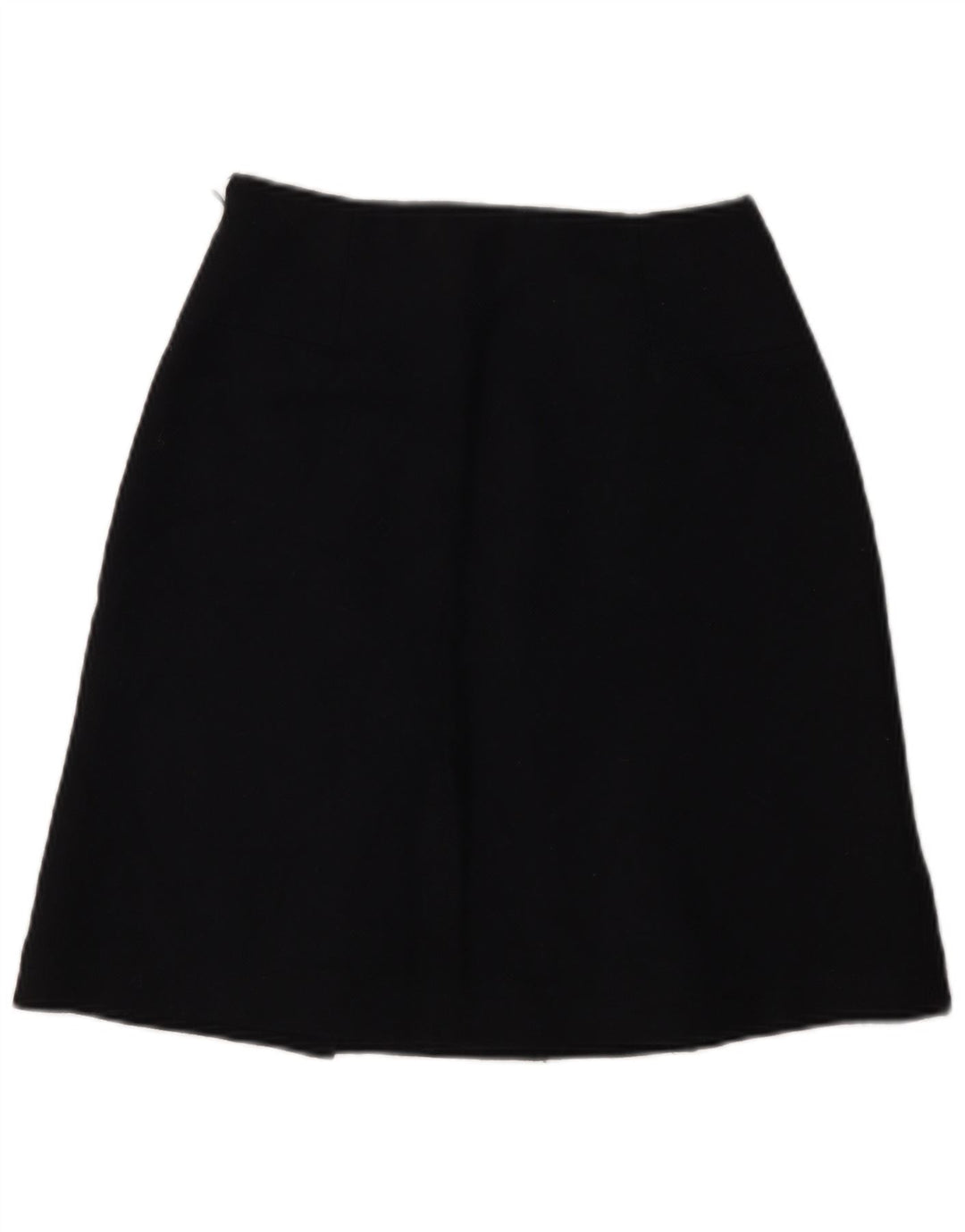 Hobbs Damen A-Linienrock UK 8 Small W26 Marineblaue Wolle