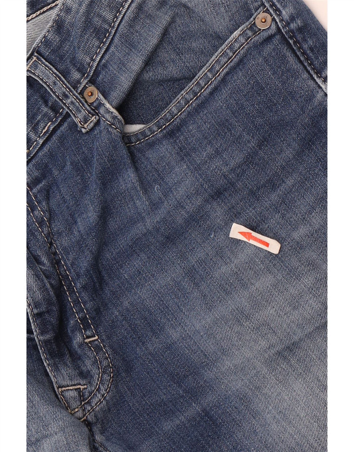 Calvin Klein Herren Straight Jeans W32 L32 Blaue Baumwolle