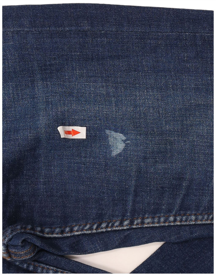 Zara Damen Röhrenjeans W28 L26 Blau