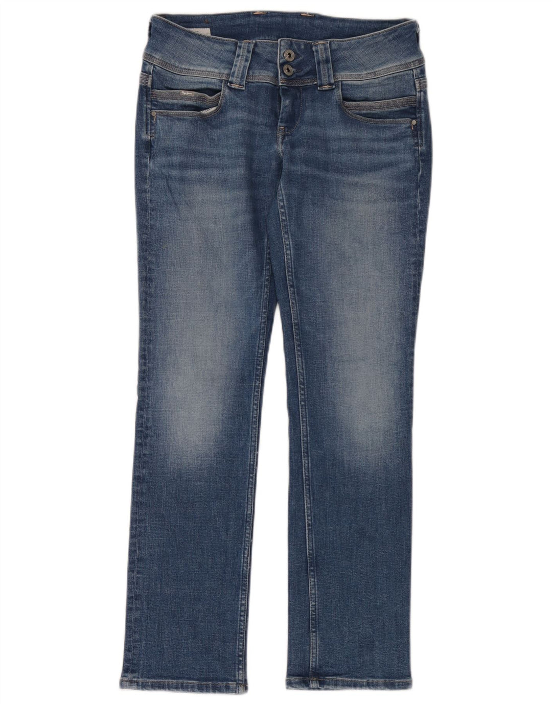 PEPE Jeans Damen Slim Jeans W29 L30 Blaue Baumwolle