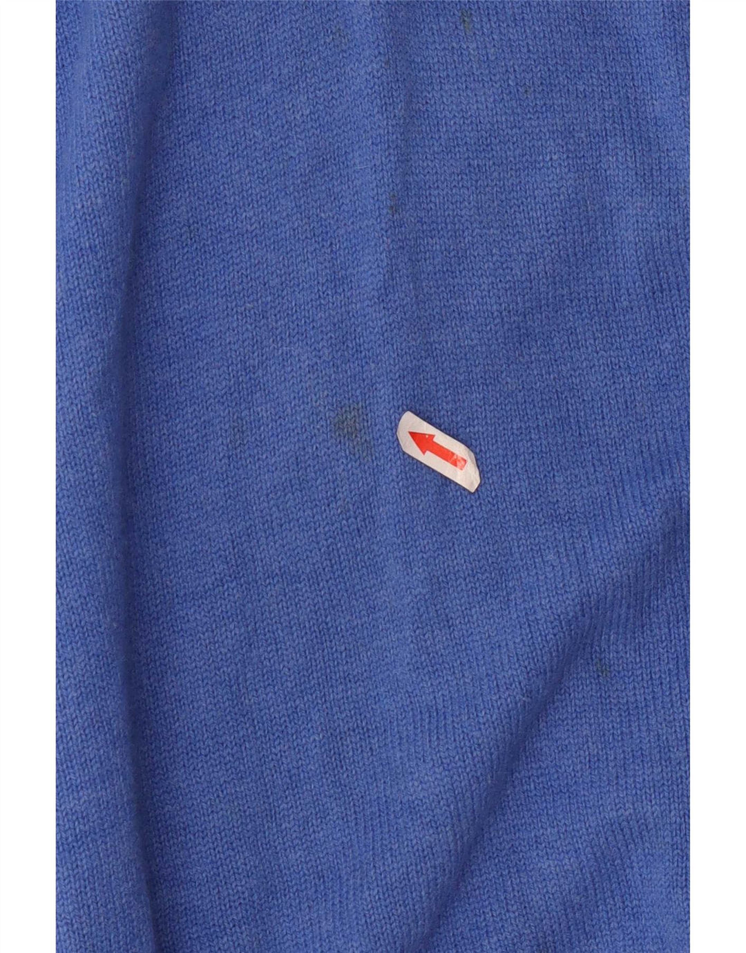 Fred Perry Herren-Pullover mit Reißverschluss am Hals, mittelblaue Wolle