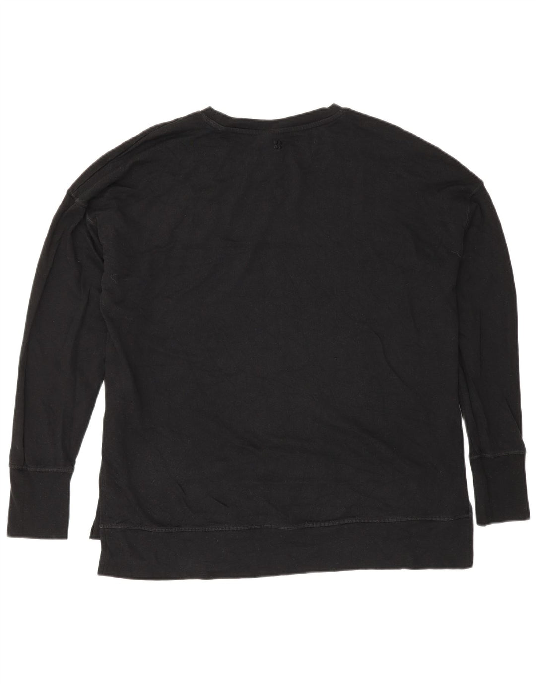 Sweaty Betty Damen-Sweatshirt in Übergröße, Größe M, Schwarz, Baumwolle, UK 14
