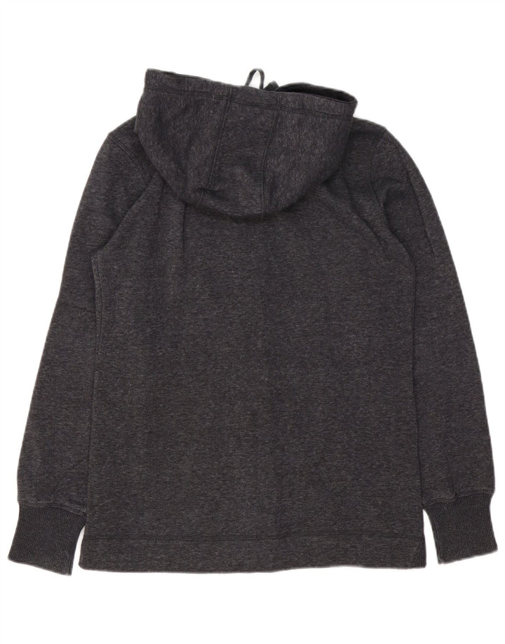 CHAMPION Herren-Kapuzenpullover mit grafischem Reißverschluss, klein, grau gefleckte Baumwolle