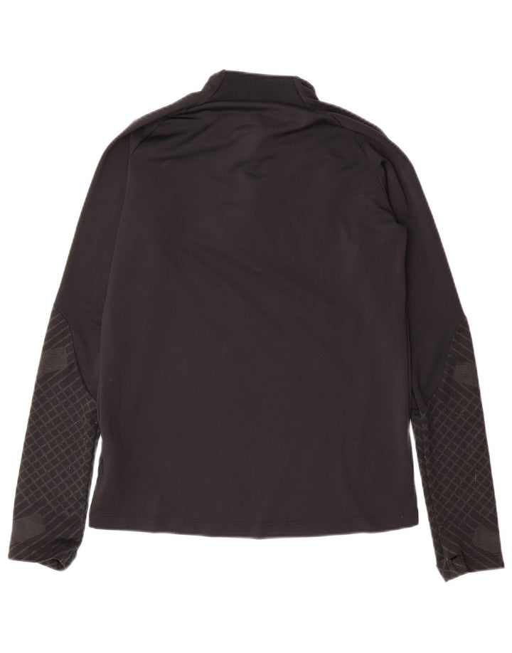 NIKE Jungen Dri Fit Slim Fit Pullover-Trainingsanzug-Oberteil, 12–13 Jahre, Größe L, Schwarz