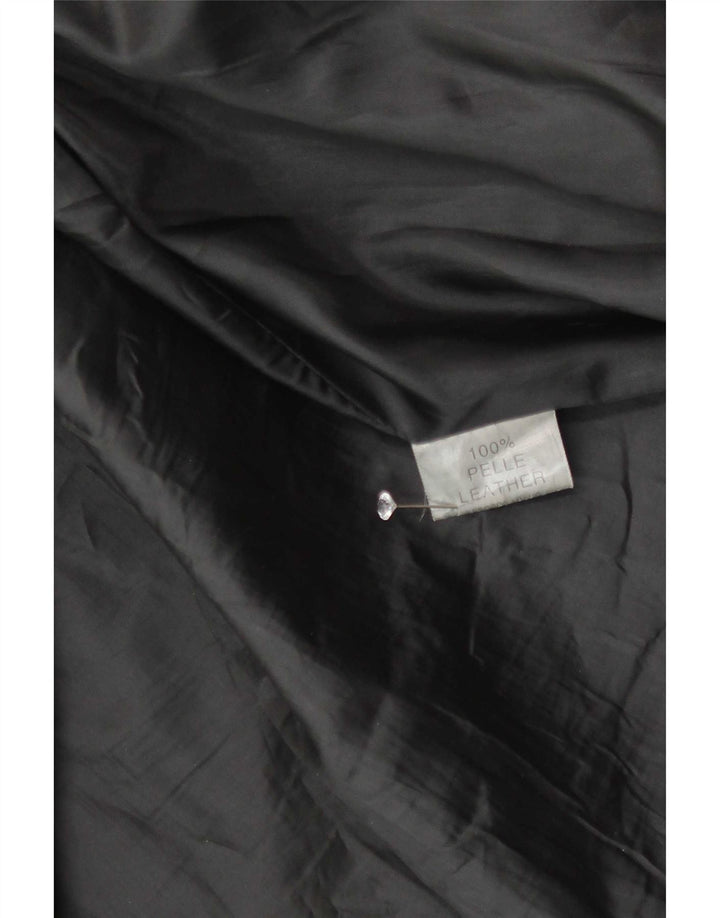 Suprema Herren Lederjacke UK 38 Medium Schwarz