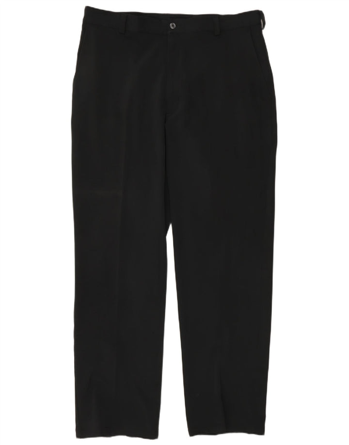 Nike Herren Golf Straight Chino Hose W36 L32 Schwarz Polyester