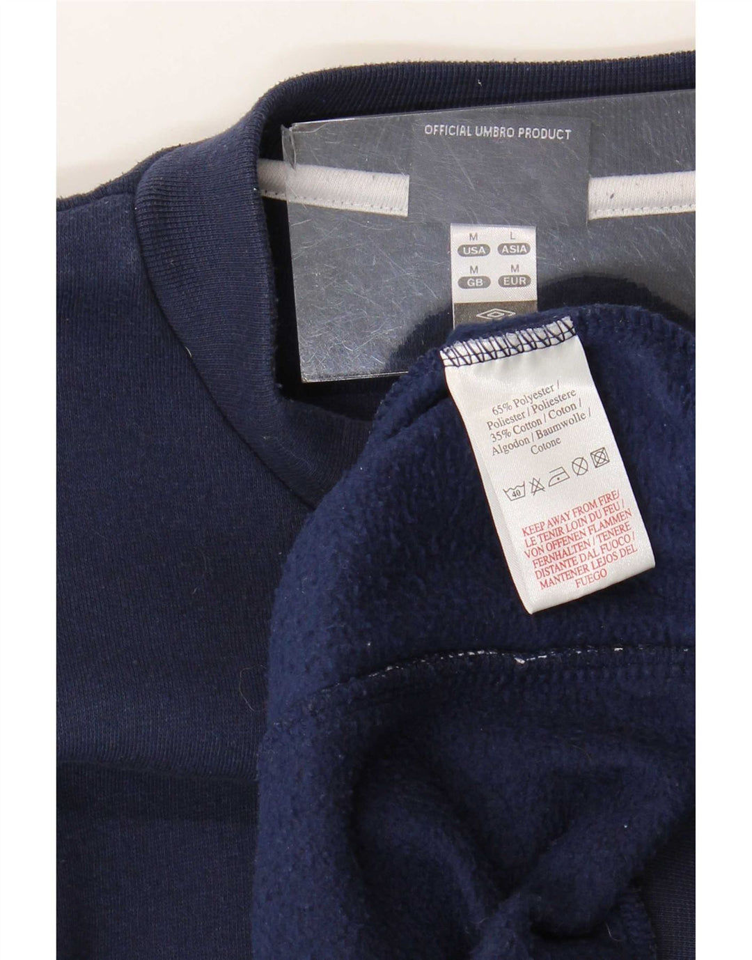 Umbro Herren Sweatshirt Pullover Medium Marineblau Polyester