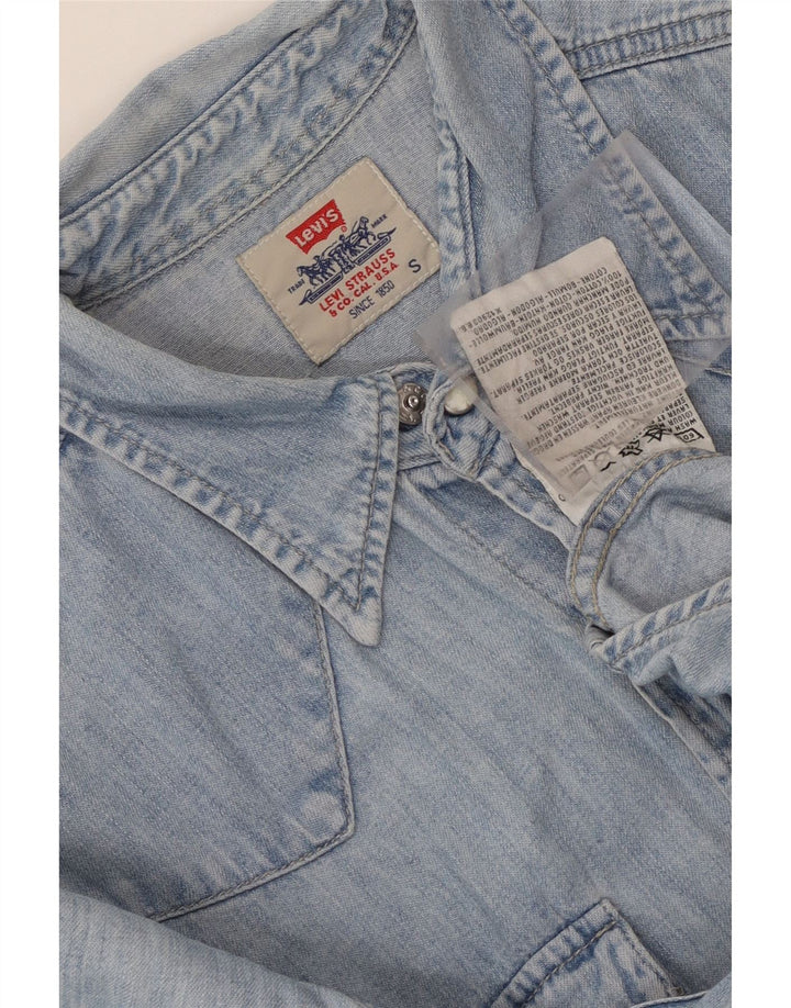 Levi's Herren-Jeanshemd, kleine blaue Baumwolle