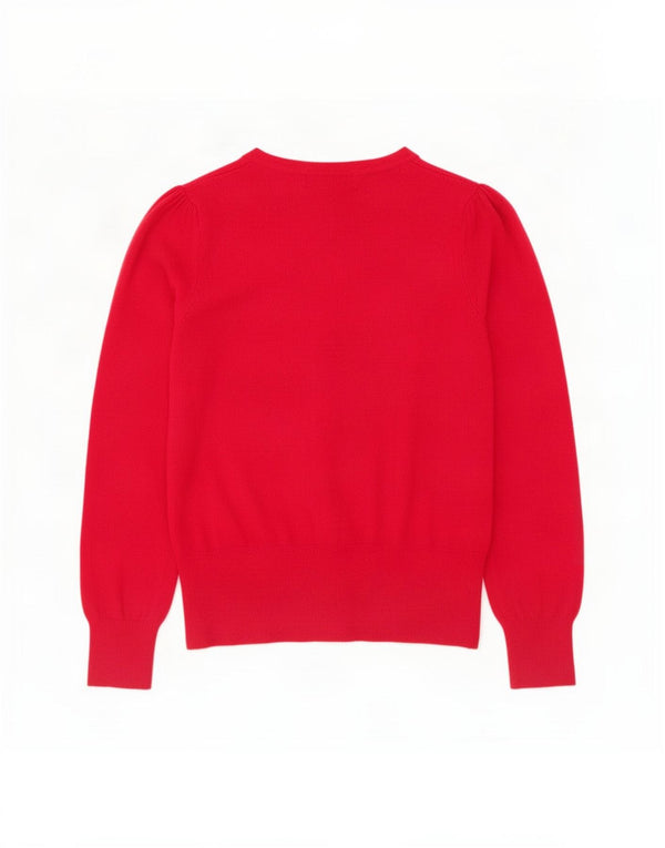 Marks & Spencer Damen Crop Cardigan Pullover UK 8 Small Rosa Viskose