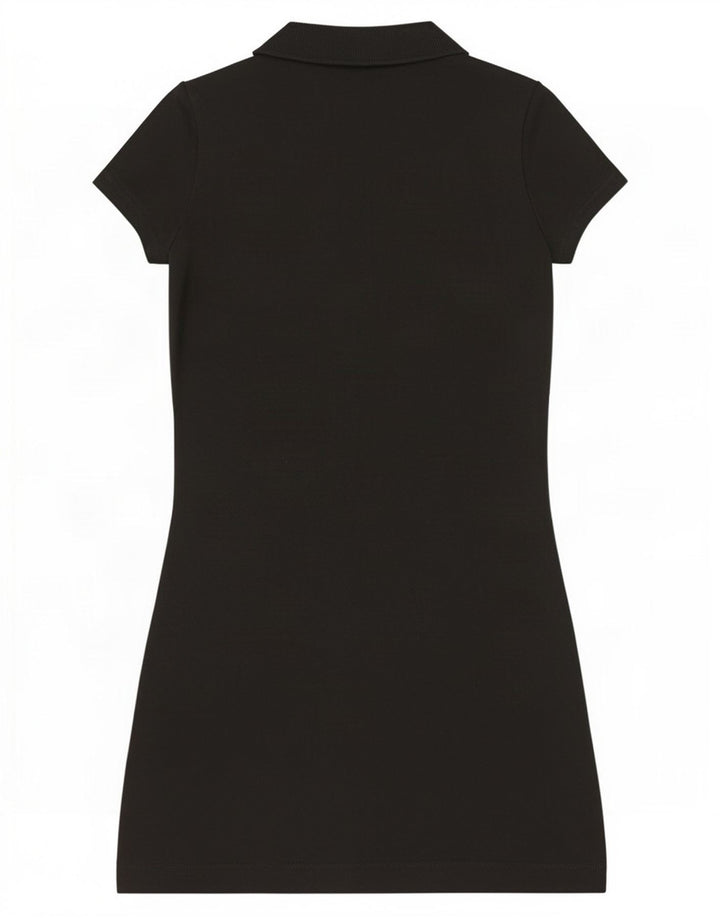 Lacoste Damen Polokleid Größe 34 Small Schwarz