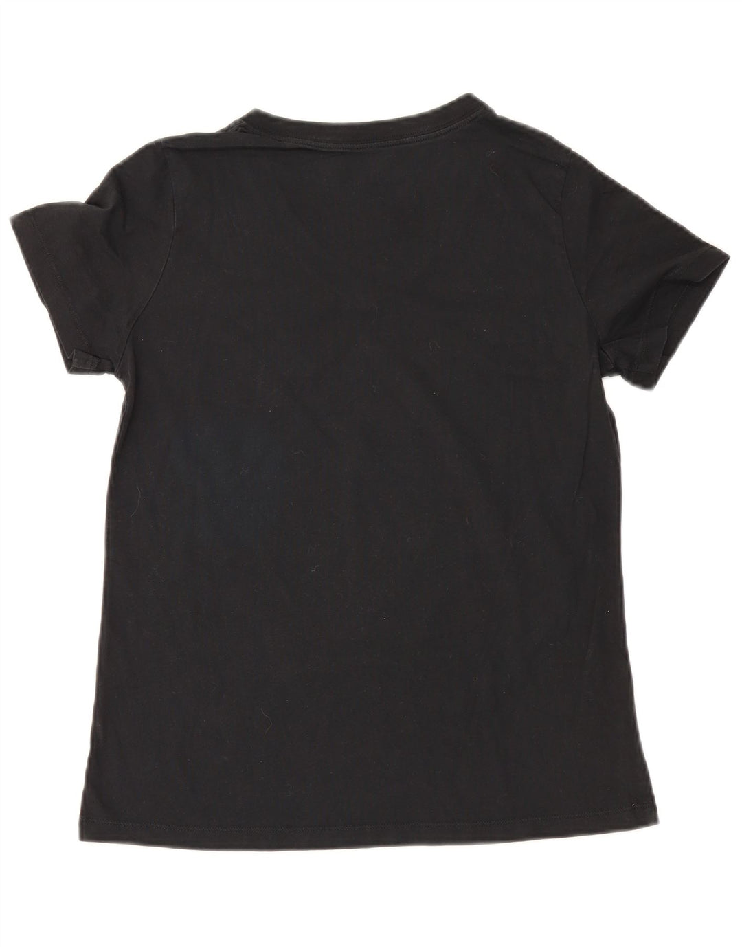Nike Damen T-Shirt Top UK 12 Medium Schwarz