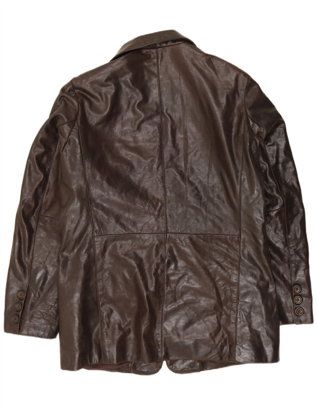Heeli Herren Lederjacke UK 42 XL Braunes Leder