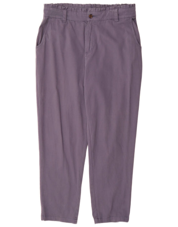 Animal Damen-Freizeithose mit hoher Taille, schmal zulaufend, UK 16, Größe L, W34, L30, Blau