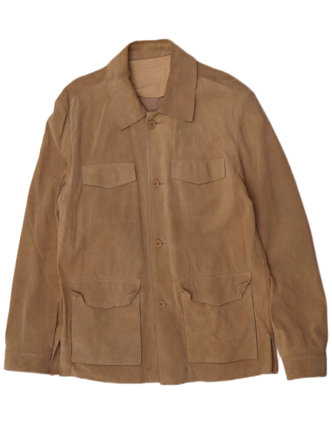Conbipel Herren Wildleder Utility Jacke IT 52 XL Braunes Leder