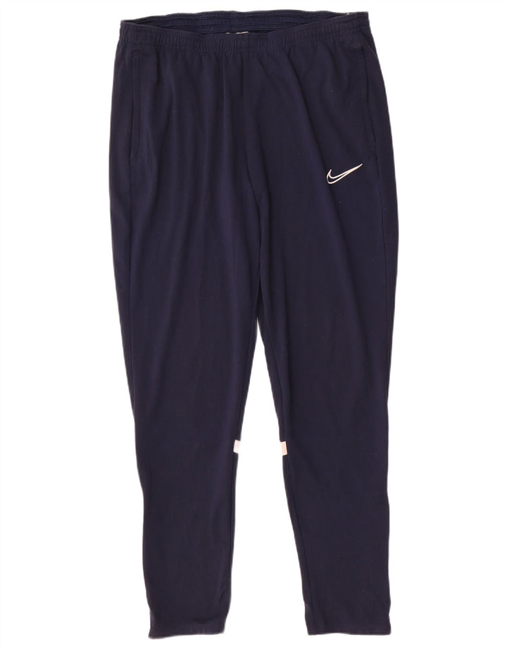 Nike Herren Dri Fit Trainingshose Mittelblaues Polyester