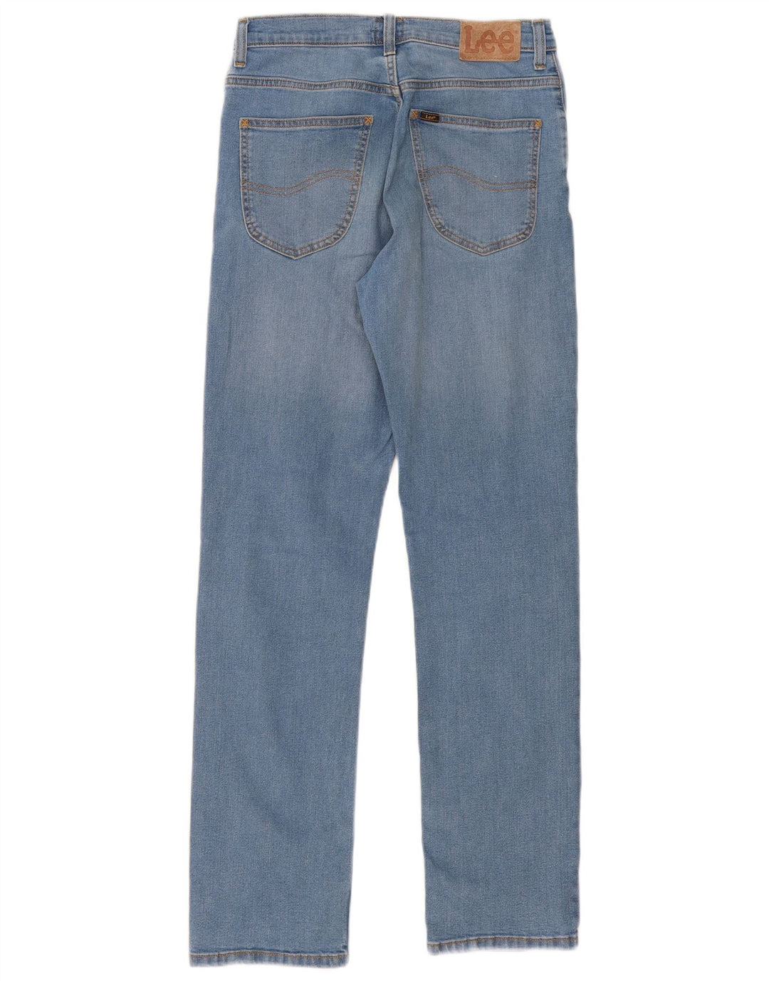 Lee Herren Brooklyn Straight Jeans W30 L32 Blaue Baumwolle