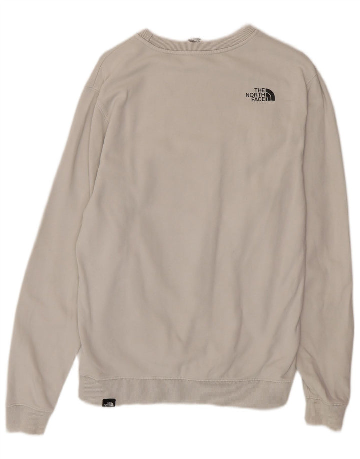 The North Face Herren-Sweatshirt, Pullover, Größe S, Grau, Baumwolle