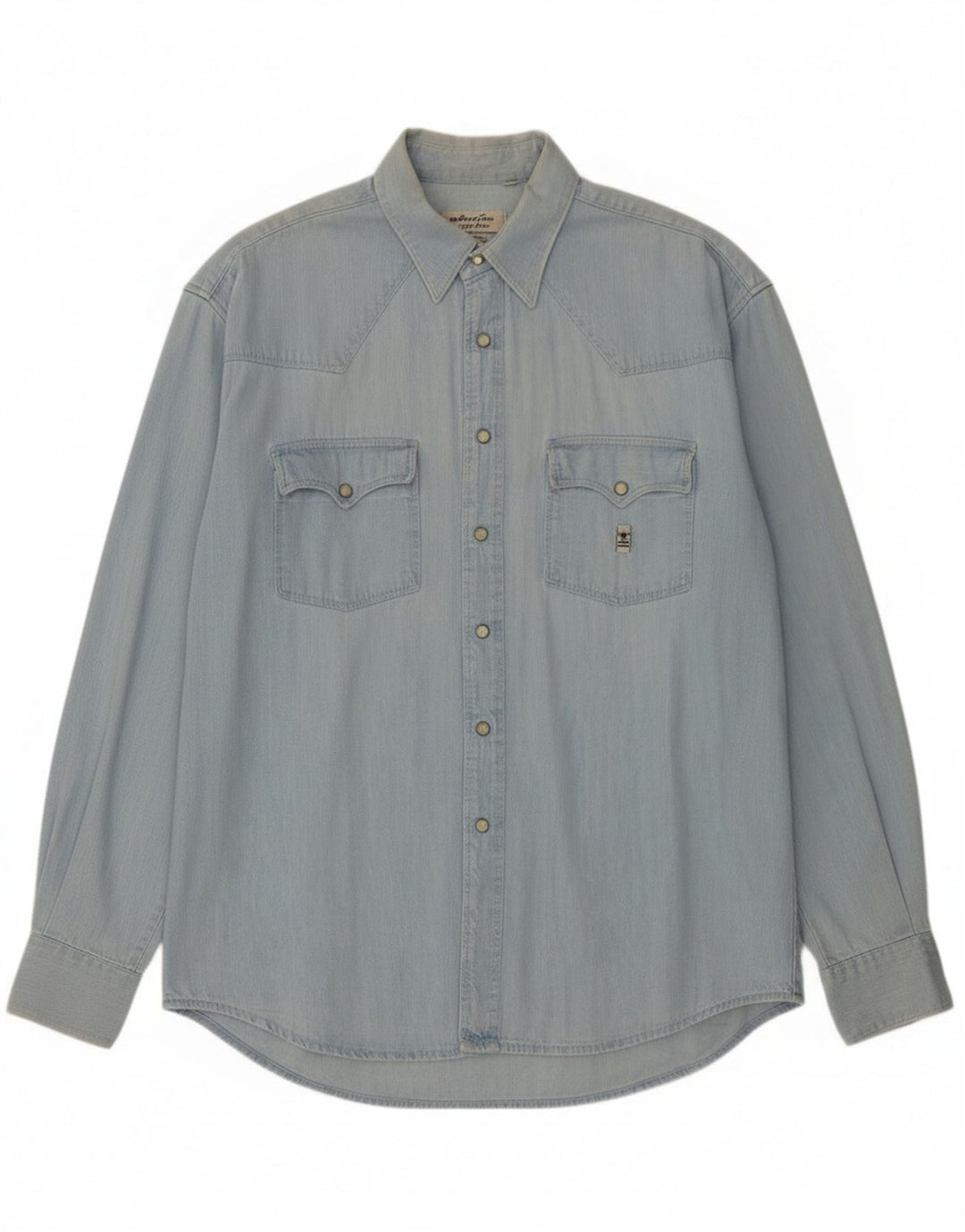 Uniform Herren Jeanshemd XL Blau Baumwolle