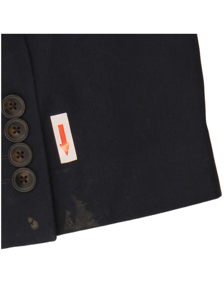 Marks & Spencer Herren-Slim-Blazer mit 2 Knöpfen, Gr. 38, Mittelmarineblau