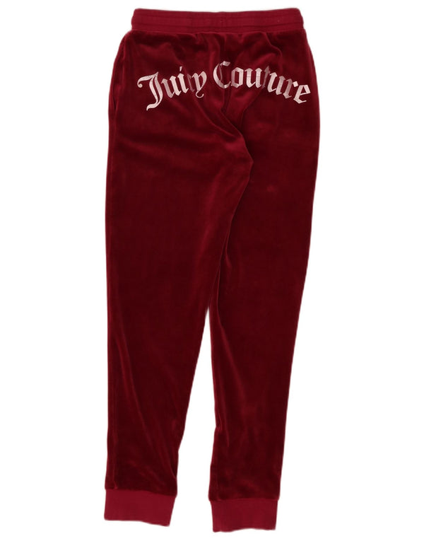 Juicy Couture Mädchen-Trainingsanzughose mit grafischem Muster, 12–13 Jahre, Kastanienbraun