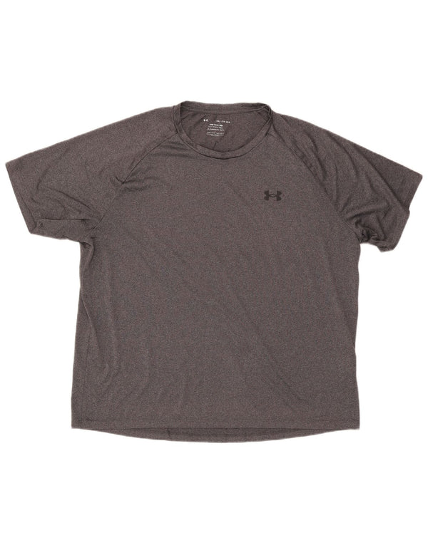 Under Armour Herren T-Shirt Top 2XL Grau Polyester