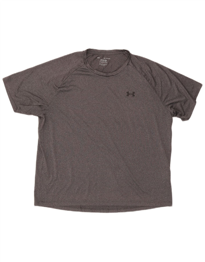 Under Armour Herren T-Shirt Top 2XL Grau Polyester