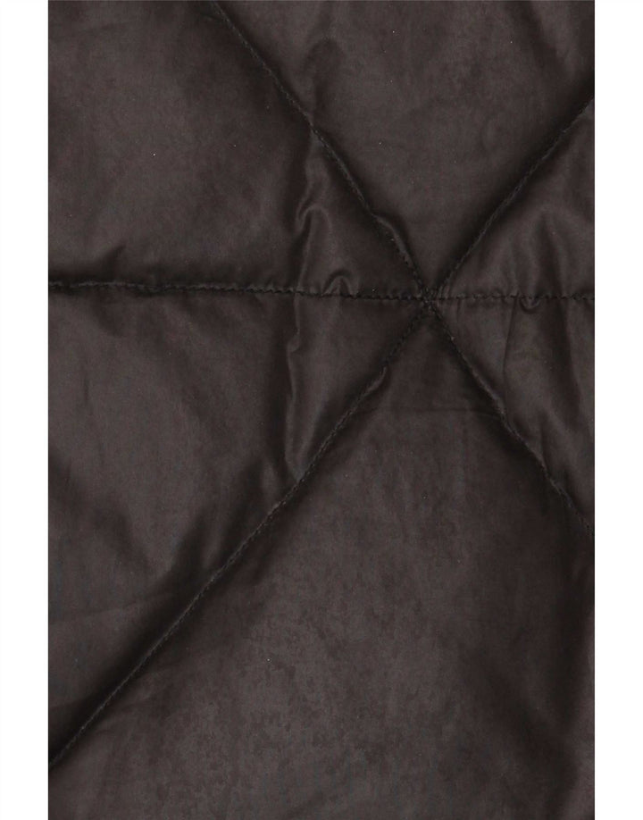 Fay Damen Wattierter Mantel UK 16 Large Schwarz Polyester