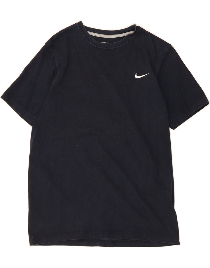 NIKE Womens Regular Fit T-Shirt Top UK 12 Medium Navy Blue Vintage Nike and Second-Hand Nike from Messina Hembry 