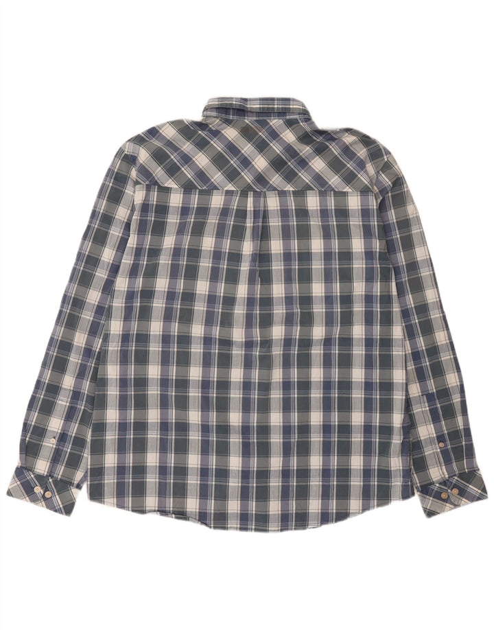 Rohan Herrenhemd XL, blau kariert, Polyester