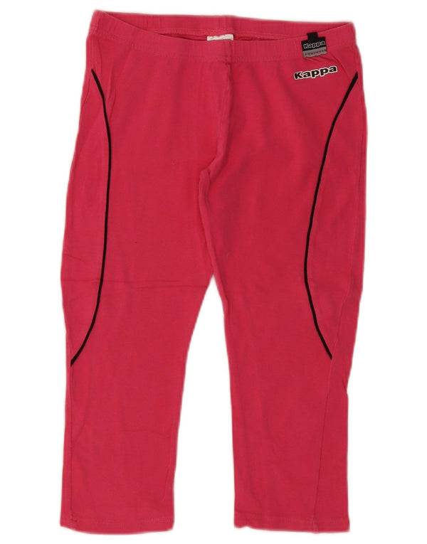 Kappa Capri-Leggings für Mädchen, 12–13 Jahre, mittelrosa, Baumwolle