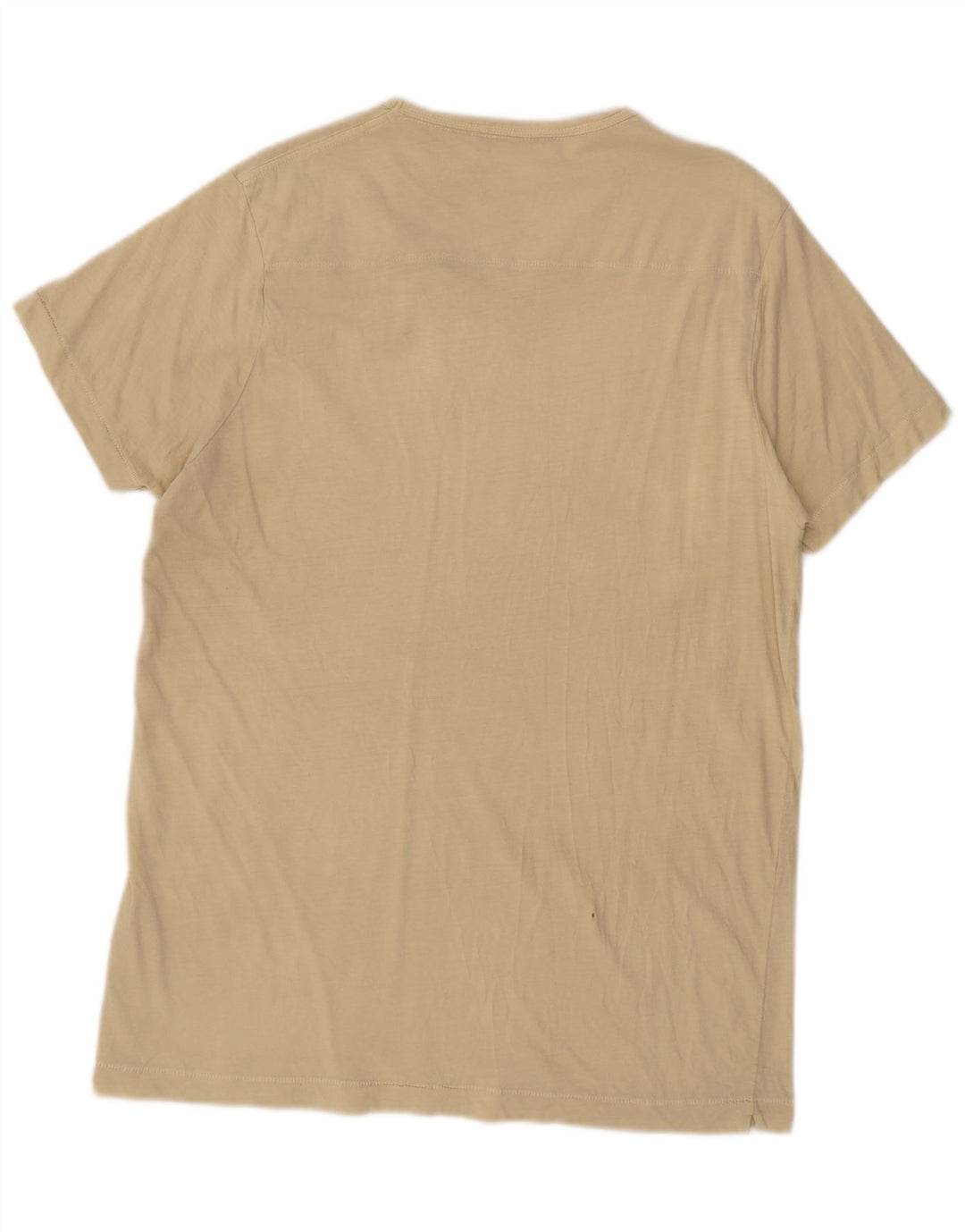 French Connection Herren T-Shirt Top XL Beige Baumwolle
